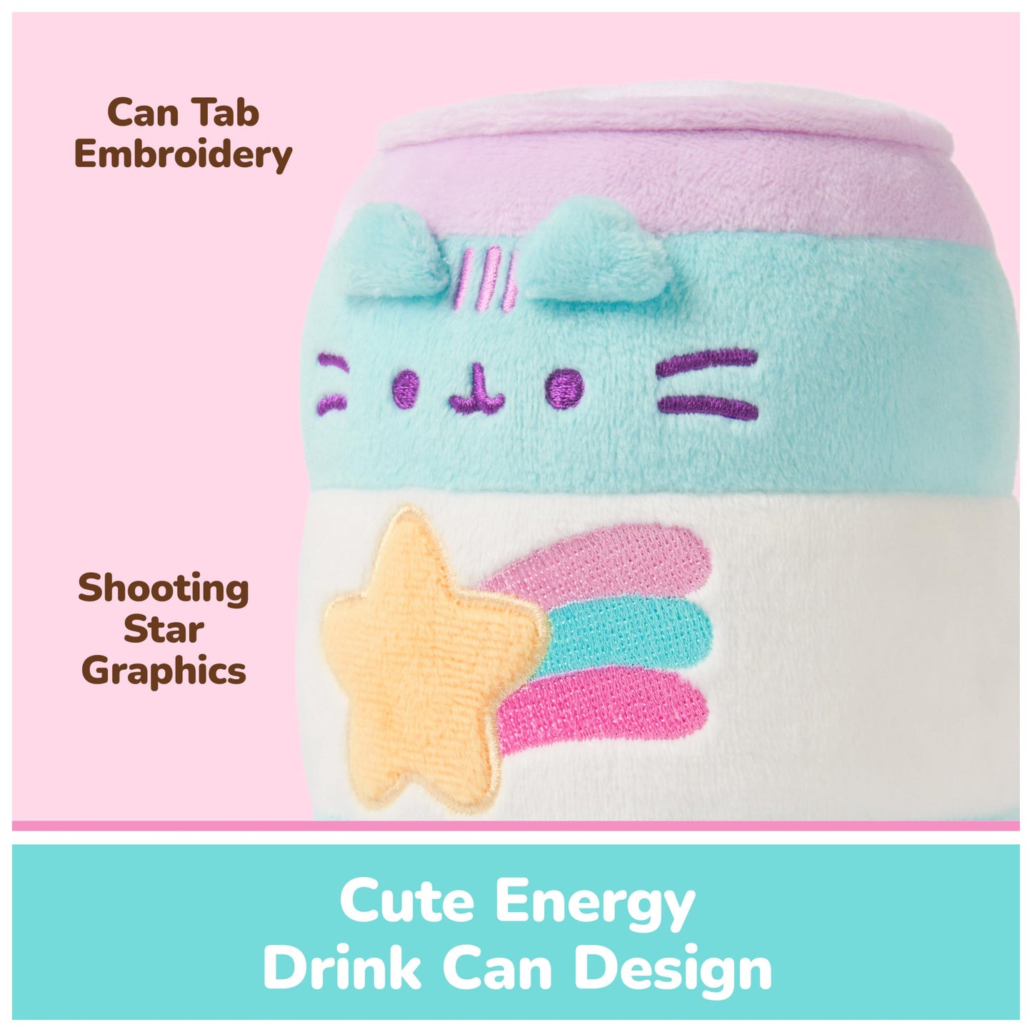GUND Pusheen Gamer Pop Sip 6-Inch Plush Toy for Ages 8+