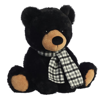 Aurora World Holiday - 12" Atticus Bear, Black
