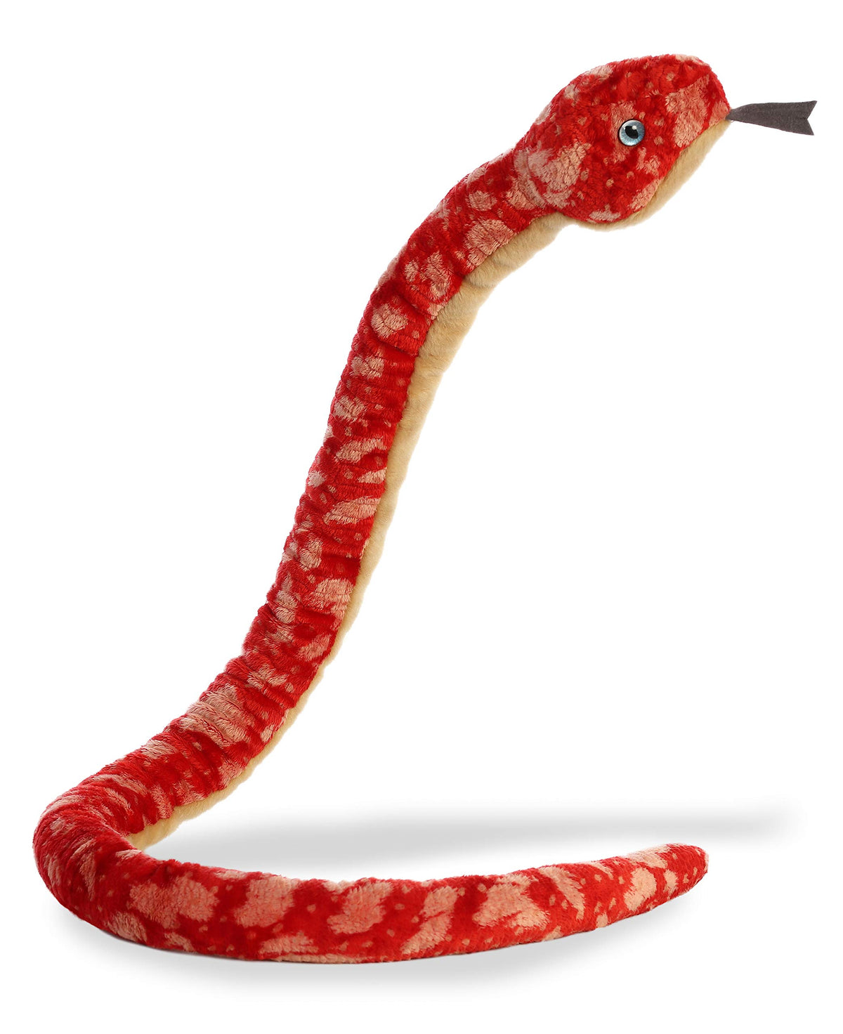 Aurora Snake 50" Red Corn Snake Playful Stuffed Animal