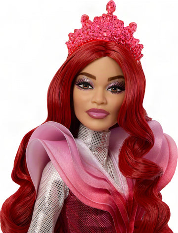 Mattel Disney Descendants: Wicked Wonderland Deluxe Fashion Doll, Queen of Hearts with Removable Movie Inspired Clothing & Crown