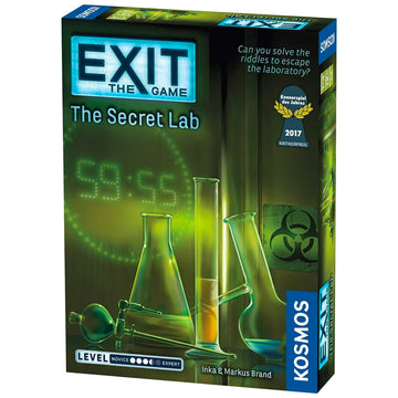 Exit: The Secret Lab | Exit: The Game - A Kosmos Game | Kennerspiel Des Jahres Winner | Family-Friendly, Card-Based At-Home Escape Room Experience