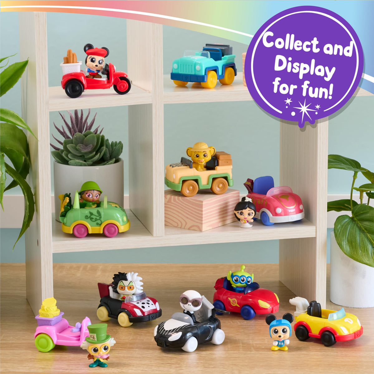 Disney Doorables Let’s Go Series 2 Figure and Vehicles 2-Pack, Styles May Vary, Officially Licensed Kids Toys for Ages 5 Up, Amazon Exclusive