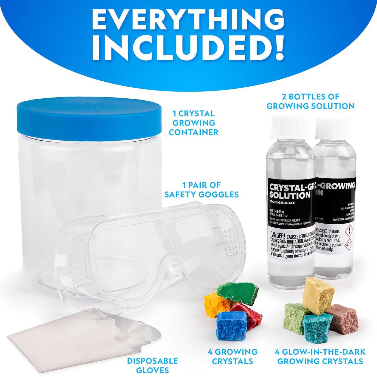 National Geographic Underwater Crystal Growing Aquarium Science Kit