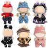 6 Pack Doll Clothes for LABUBU 17cm Doll, Exquisite Luxury Designer Outfits with Hats & Accessories, Cute Doll Clothing Set Suitable for Dress up