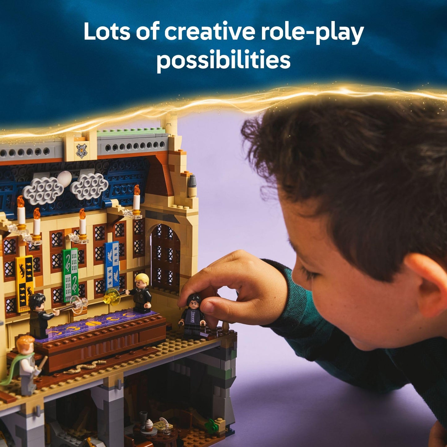 LEGO Harry Potter Hogwarts Castle: Dueling Club Building Toy - Wizard Kids Toy for Boys and Girls, Fans of Harry Potter, Ages 8+ - Gift Idea for