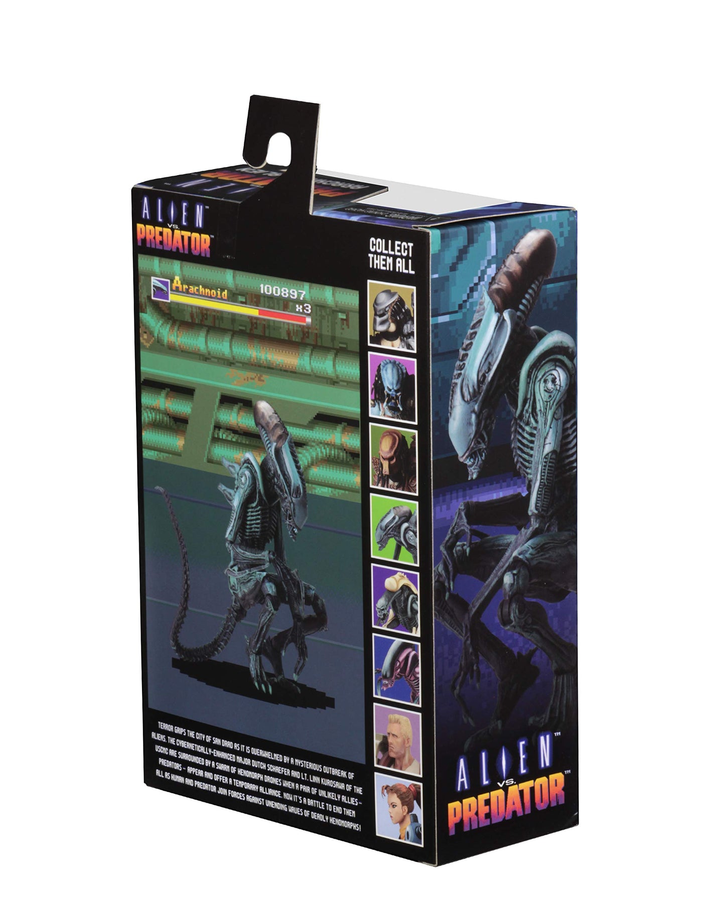 NECA - Aliens vs Predator (Arcade Appearance) - 7" Scale Action Figures - Arachnoid