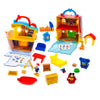 Disney Store Official Mickey Mouse & Donald Duck Playhouse Play Set - Interactive Playhouse Junior Donald Duck Toys - Poseable Figures