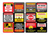 Creanoso Do Not Disturb My Room Stickers (12 des. x 2pcs ea.)