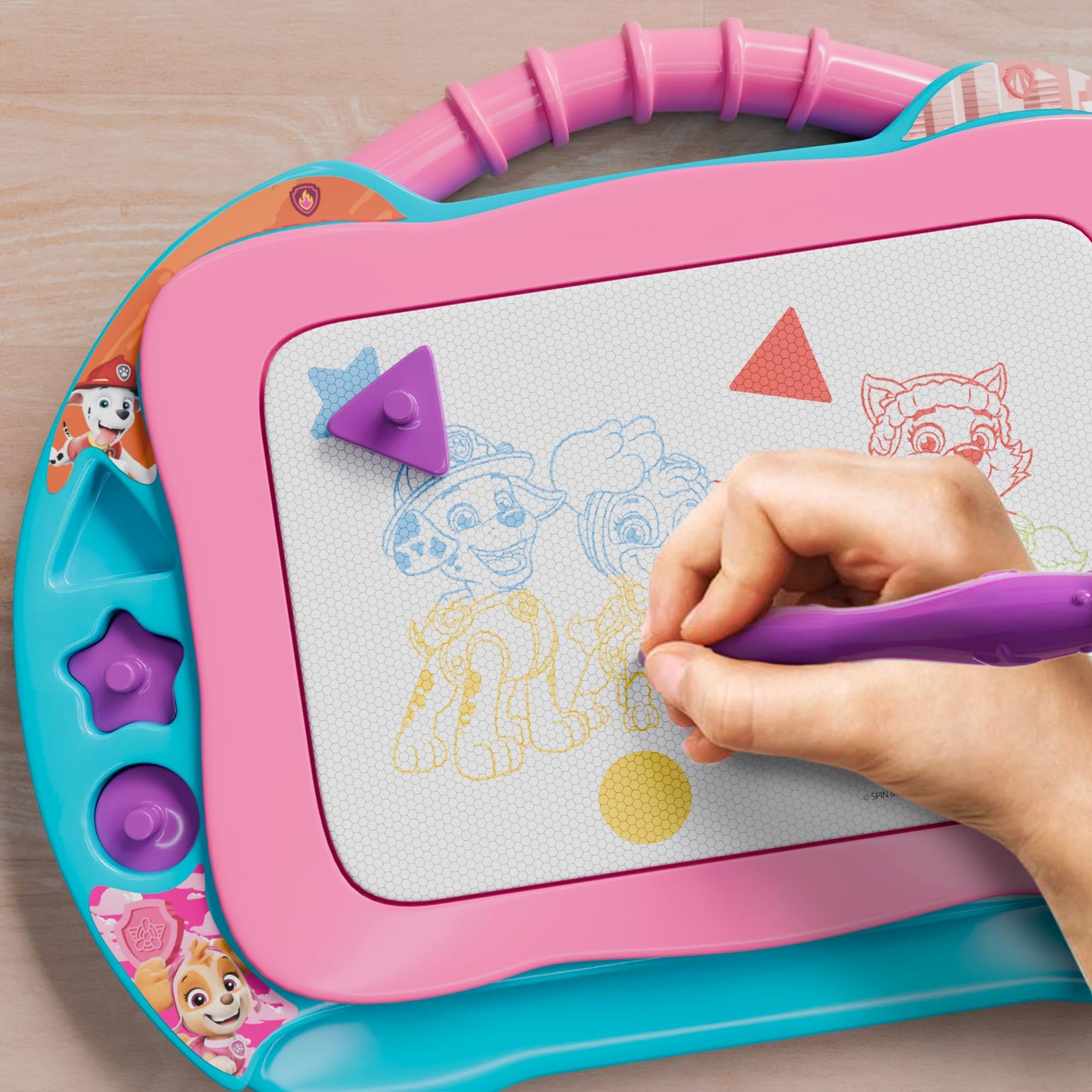 Lollipop Paw Patrol Magnetic Drawing Board - Limitless Creativity with Easy Erasing - Mess-Free Fun, Smart Storage, and Kid-Friendly Design