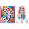 Rainbow High Amaya, Rainbow with Slime Kit & Pet, 11" Shimmer Posable Fashion Doll with DIY Sparkle Slime, Magical Yeti Pet, Fun Play Accessories