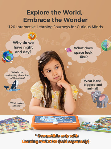 Think Academy Little Explorer Bundle Card for Learning Pad - Kids Ages 4-6