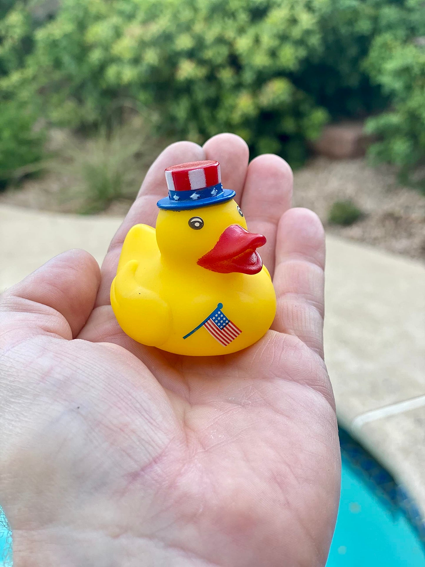 Bulk 20-Pack Patriotic Jeep Rubber Ducky Assortment - Memorial Day, 4th of July, Labor Day or Veteran's Day Duckies