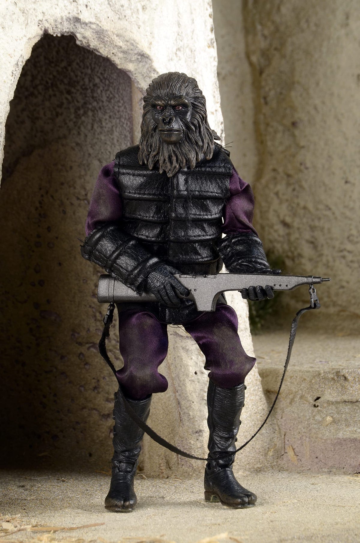 NECA Planet of The Apes Clothed 8" Classic Gorilla Soldier Action Figure