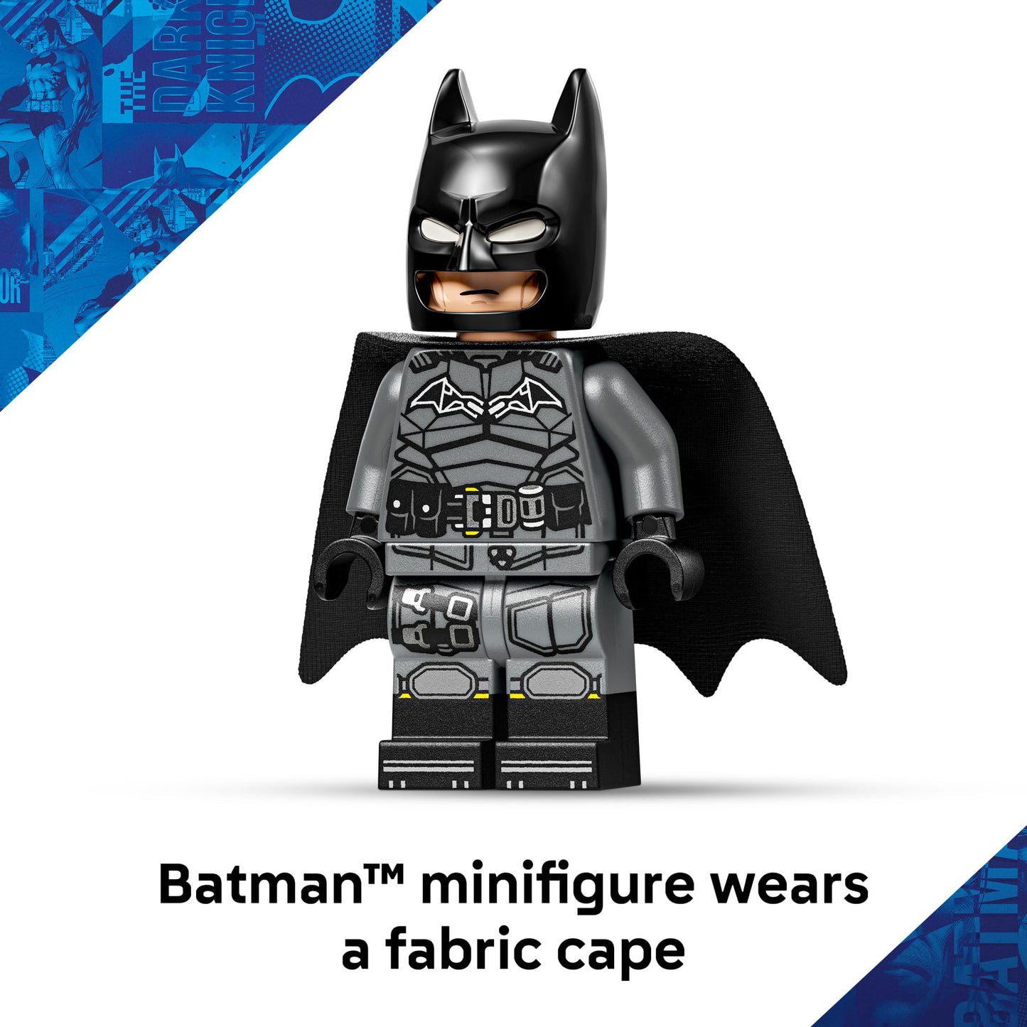 LEGO DC Batman: The Batman Batmobile Building Toy for Kids - Building Blocks W/Batman Minifigure & Golden Coin - Super Hero Room Decor for Boys