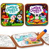 BlivEclat Water Coloring Book for Toddlers 1-3 - Mess Free Reusable Magic Reveal Montessori Painting Book with Water Pen - No Mess Paint with Water