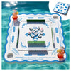 Floating Mahjong Table for Pool, 2-in-1 Pool Mahjong & Floating Card Table for Pool, 31.5” Mahjong Pool Float Table, EVA Floating Game Table for Pool