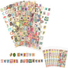 48 Sheets Vintage Letter Stickers for Scrapbooking Supplies, 2776 Pcs Self-Adhesive Vinyl Cute Alphabet Number Decals for Junk Journal Scrapbook