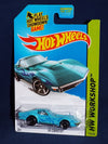 Hot Wheels 2014 Kmart Exclusive Hw Workshop - '69 Corvette (Light Blue)