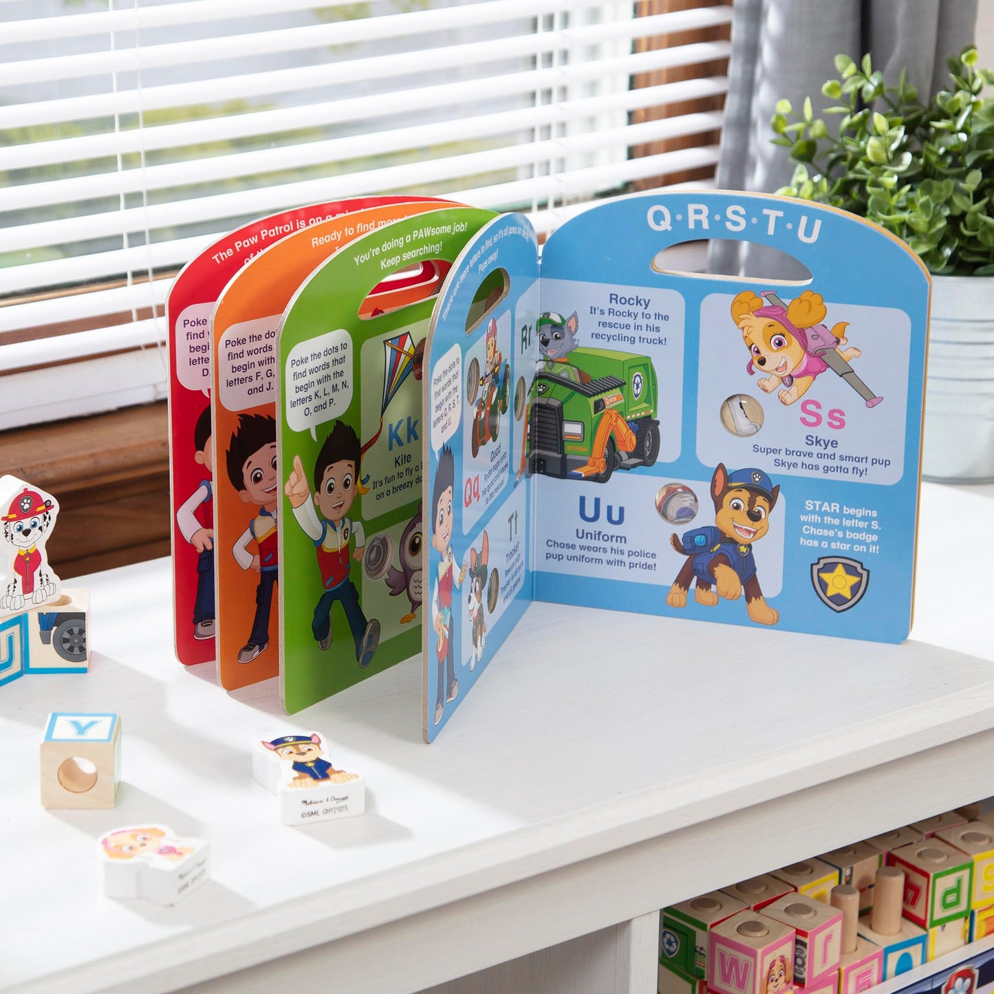 Melissa & Doug PAW Patrol Children's Book - Poke-A-Dot: Alphabet Adventure