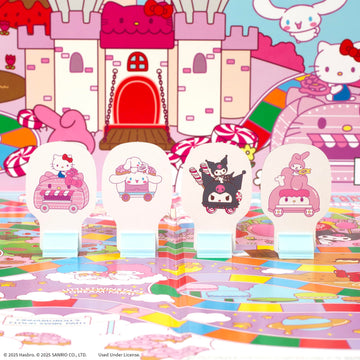 Candy Land: Hello Kitty & Friends Board Game, Play as Hello Kitty, My Melody, Cinnamoroll & Kuromi, Preschool & Family Board Game for Ages 5 +, 2-4