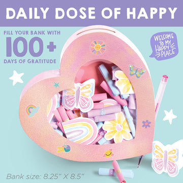 Creativity for Kids Happiness Bank - Craft Kits for Girls and Boys, Kids Toys - Mindfulness Craft for Kids Ages 7-10+
