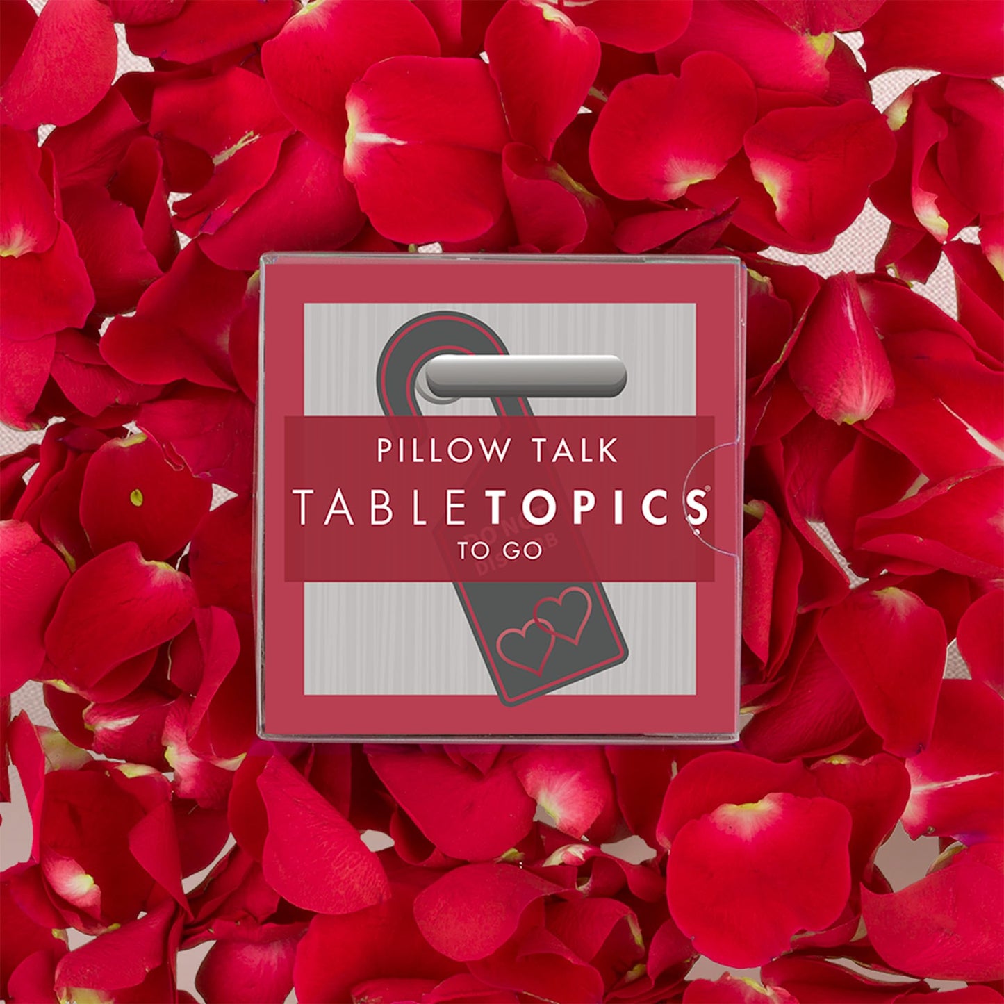 TableTopics Pillow Talk Conversation Starter Cards - Valentine's Day Gift for Partner Intimacy, 40 Fun & Flirty Questions, Adult Couples Relationship