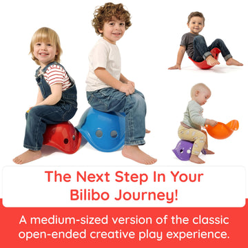 Fat Brain Toys bilibo Midi by MOLUK, Green, Open-Ended Creative Play Toy for Toddlers and Kids Ages 2 and Up