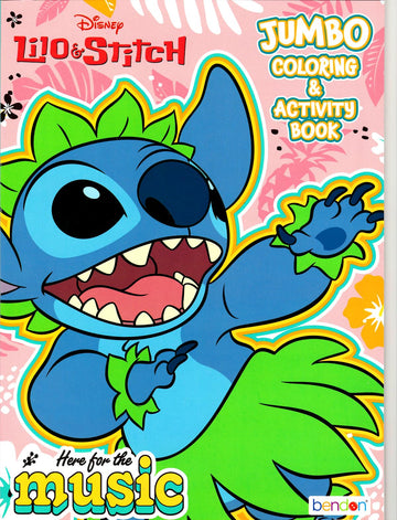 Disney Lilo and Stitch Coloring Book Super Set for Kids - Bundle with Activity Pad, Kids Coloring Book, Stickers and More