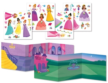 Peaceable Kingdom Sticker Fun! Princess Reusable Sticker Tote