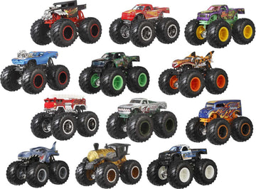 Hot Wheels Monster Trucks 1:64 Scale Die-Cast Ultimate Chaos 12 Pack Toy Vehicles for Kids Ages 3 years and older (Amazon Exclusive)