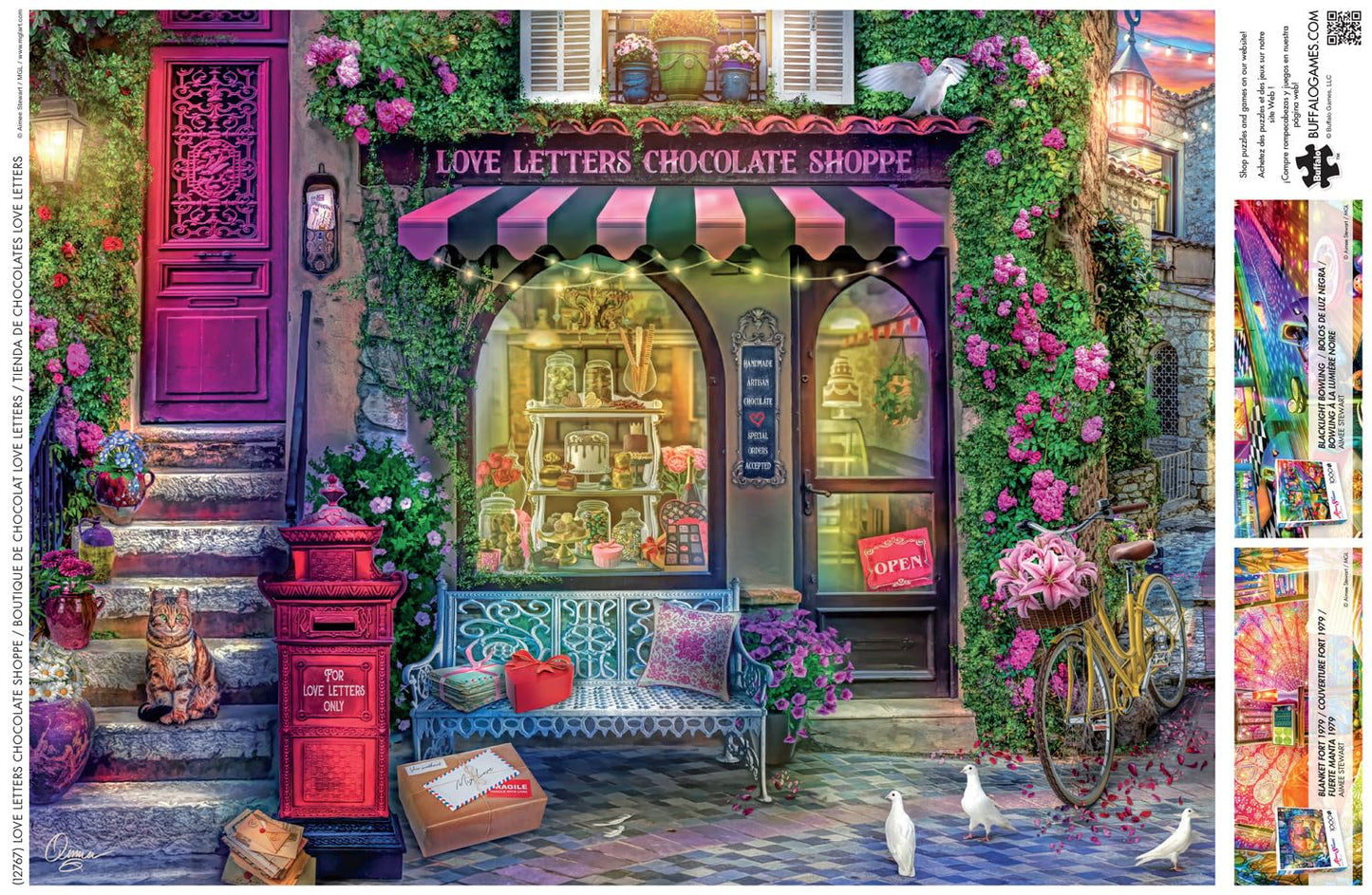 Buffalo Games - Love Letters Chocolate Shoppe - 1000 Piece Puzzle