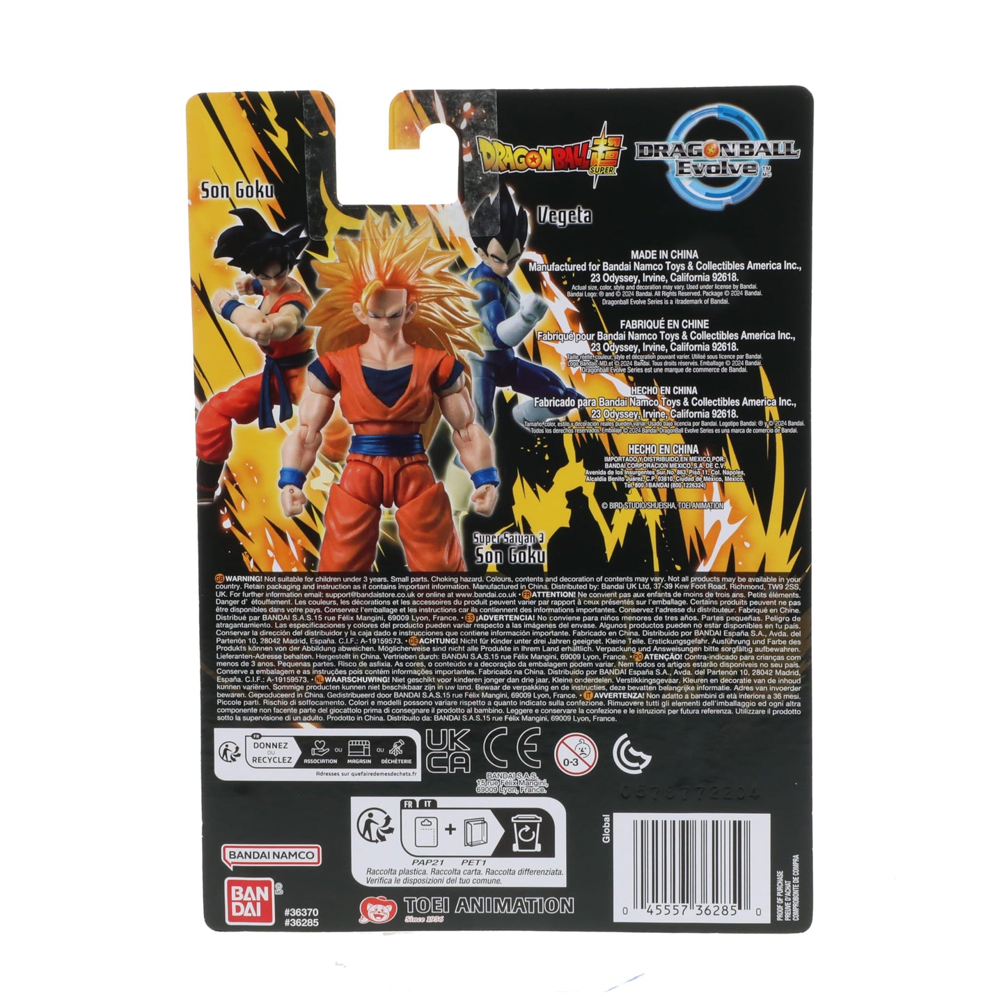 Dragon Ball Super Evolve - 5" Super Saiyan 3 Son Goku Action Figure