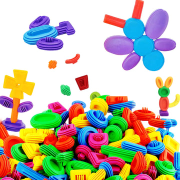 RAINBOW TOYFROG STEM Builder Toys Kit|3D Educational Construction Engineering Building Blocks for Boys and Girls Ages 3 4 5 6 7 8 9 10 Years Old|Best