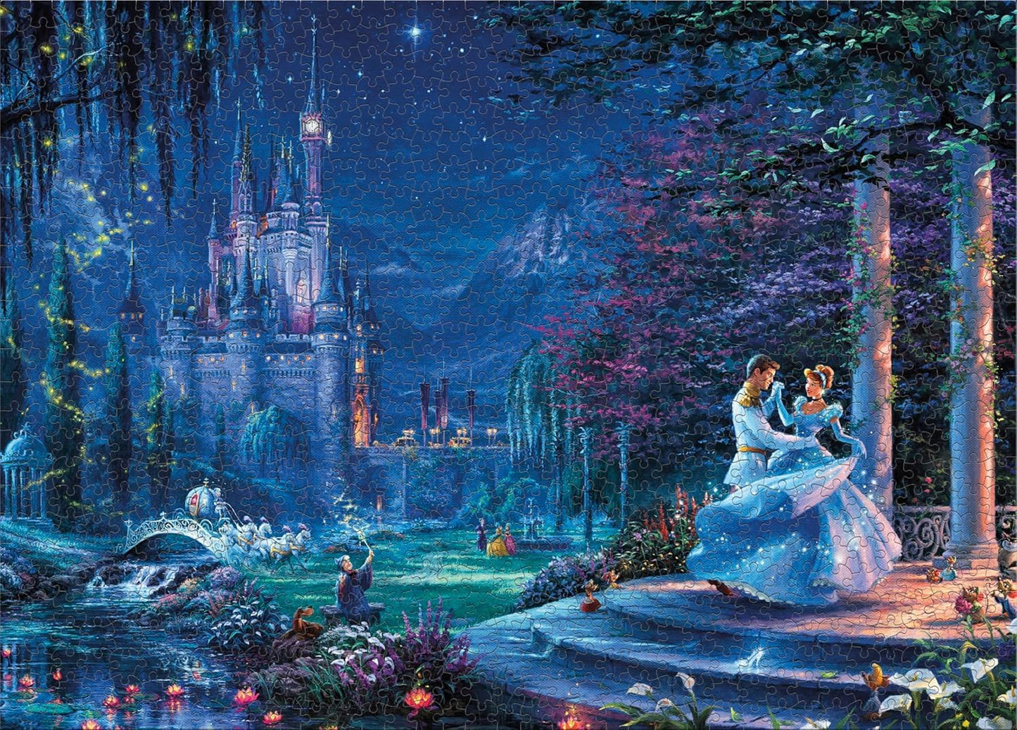 Ceaco - Thomas Kinkade Disney - Cinderella - 1000 Piece Puzzle for Adults