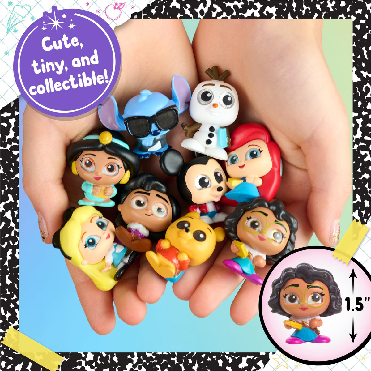Disney Doorables Academy Surprise Locker 3 Pack, Collectible Figure Set, Styles May Vary, Kids Toys for Ages 5 Up by Just Play