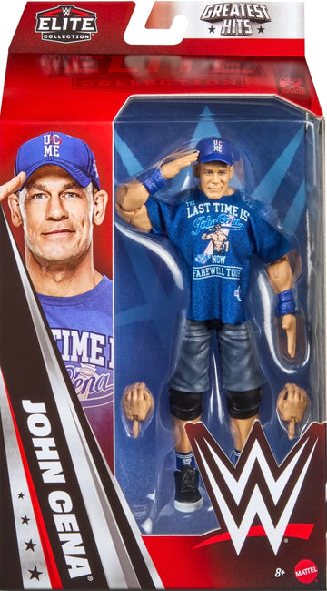 WWE John Cena Retirement Tour Mattel Elite Collection Greatest Hits Series 10 Wrestling Action Wrestler Figure Toy