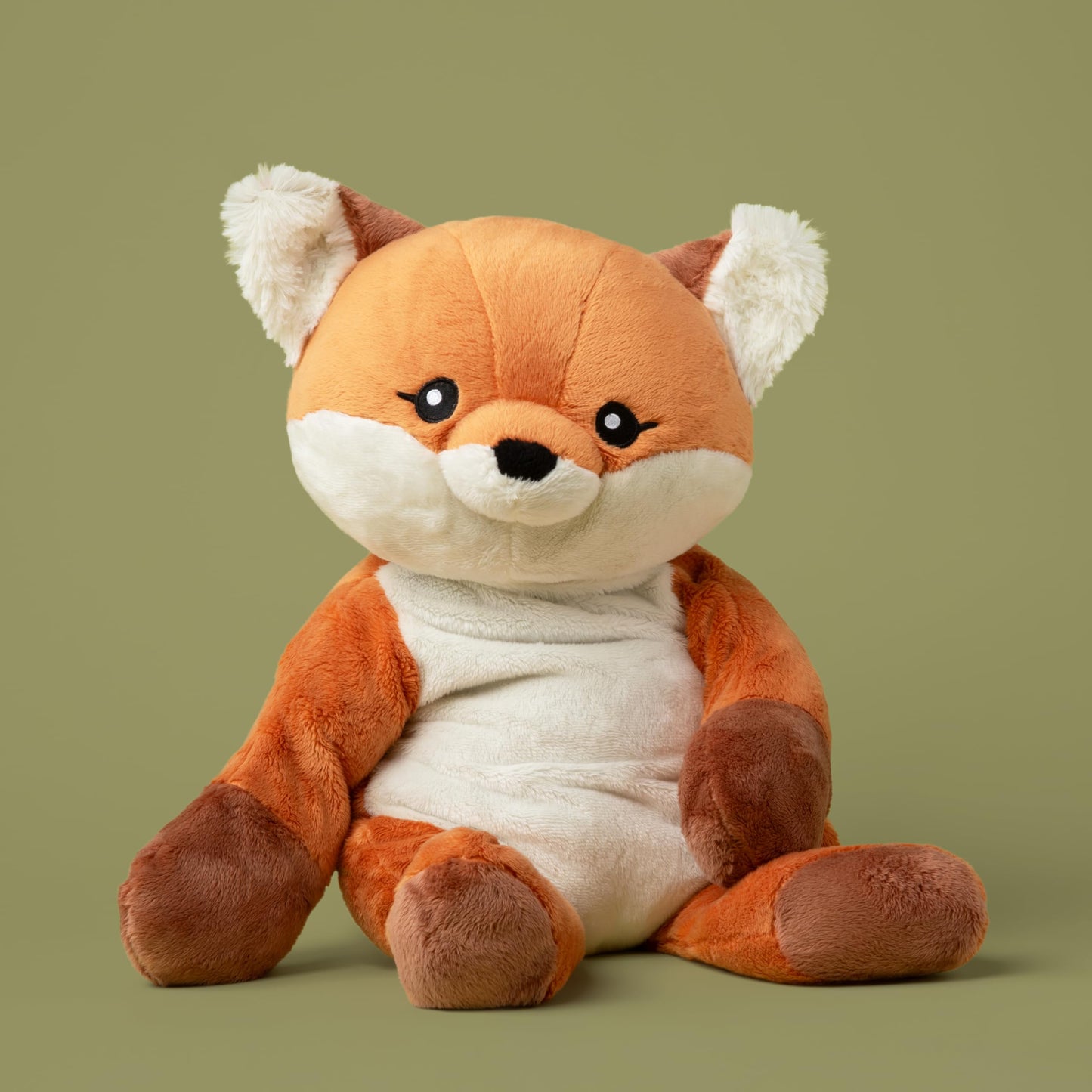 HUGIMALS Forrest the Fox 20 Inch 4.5 lb Heavy Cute Sensory Weighted Comfort Plush | Large Unscented Washable Self Care Calming Stuffed Animal