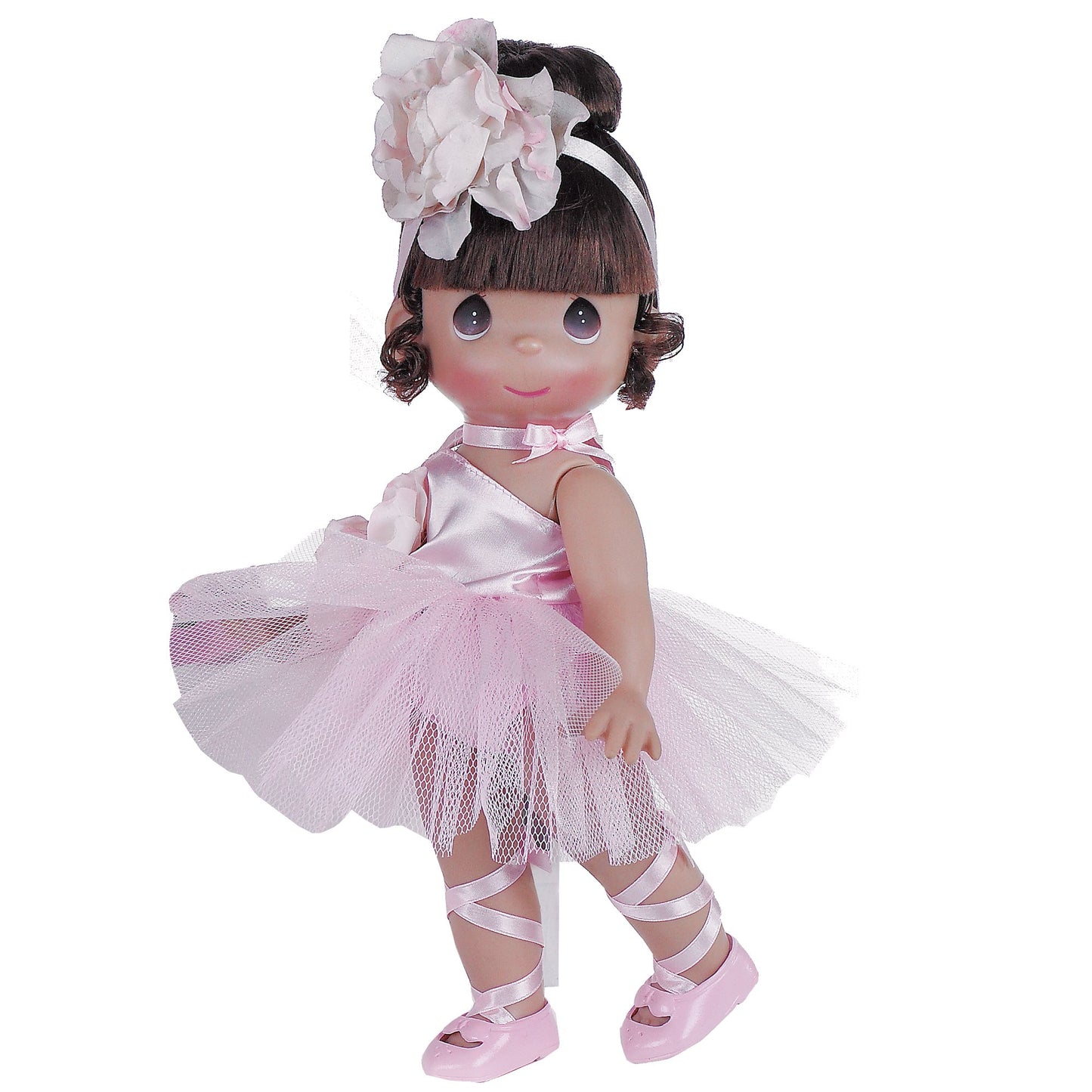 The Doll Maker Precious Moments Dolls, Linda Rick, Ballerina Bliss Brunette, 12 inch Doll