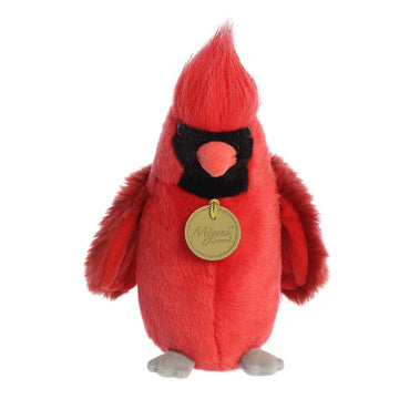 Aurora® Realistic Miyoni® Cardinal Stuffed Animal - Lifelike Details Make a Cherished Companion - Perfect for Decorating Bedrooms or Classrooms - Red