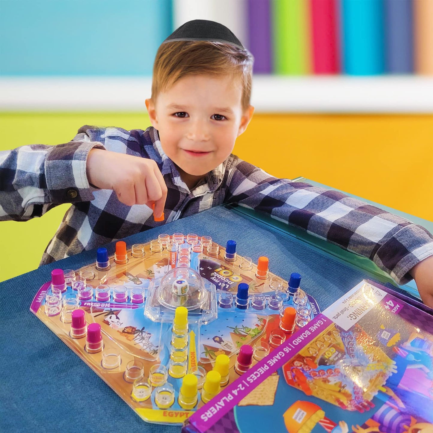 Rite Lite Let My People Go! Jewish Board Game Judaica Gifts for Kids Holiday Party Favors Judaism Game Up to 4 Players A Perfect Family-Friendly Party