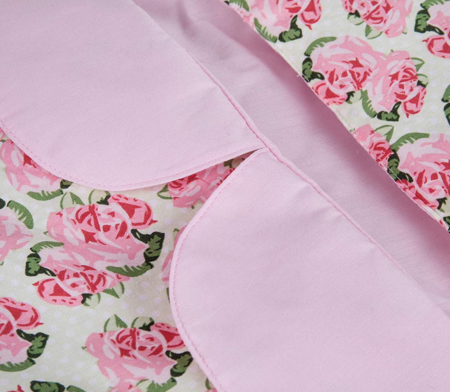 Rakki Dolli Baby Doll Sleeping Bag Set Sweet Dream Bed Dolls Sleepover Bag with Side Zipper (Pink Rose)