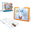 Discovery LED Tracing Tablet, 26-Piece Set with Washable Markers, Tracing & Template Sheets, Battery Powered Doodle Activity Lightboard, Kids Drawing