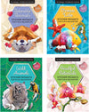 Sticker by Number Book Set for All Ages, Sticker Mosaics for Fun and Relaxation, Sticker Books for Adults with Tear-Out Pages Featuring Animals, Ocean