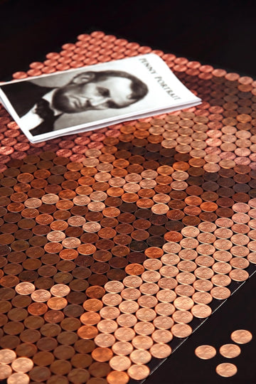 Penny Portrait Abraham Lincoln Kit - Unique DIY Craft Wall Art