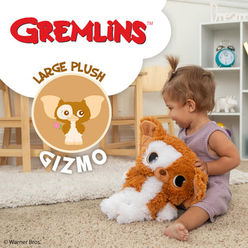 Kids Preferred Gremlins Gizmo Plush Stuffed Animal with Crinkle Sound for Babies, Toddlers, and Kids 12 Inches