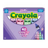 CreateOn Crayola Glitter Magnetic Tiles, Building Set for Kids, Magnetic Tiles, Magnetic Building Toys for Kids, STEM Easter Toys for Boys and Girls
