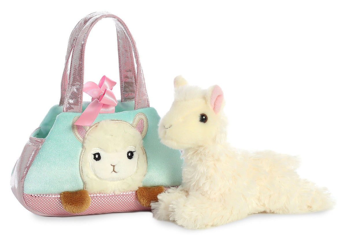 Aurora World 7" PEEK-A-Boo Llama, Teal