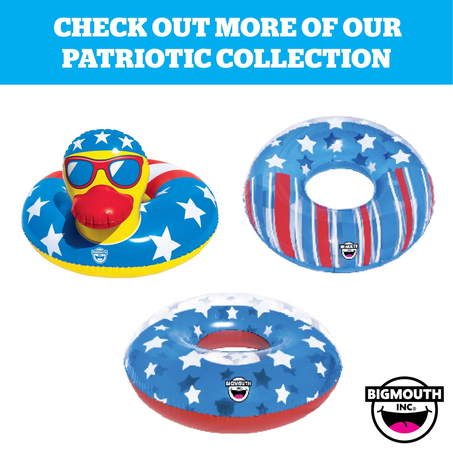 Star Spangled Splash Inflatable Water Football, Patriotic Red White Blue