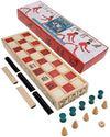 WE Games Senet Egyptian Board Game - Handcrafted Solid Wood Senet Set for Historical Education, Cultural Appreciation & Strategy - Ancient Game
