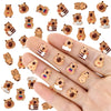 Wewounyl 120 Pcs Mini Animal Figurine for Making Miniaturemoss Landscape Decorations and Crafts, Resin Mini Animals Figures for Dollhouse Micro